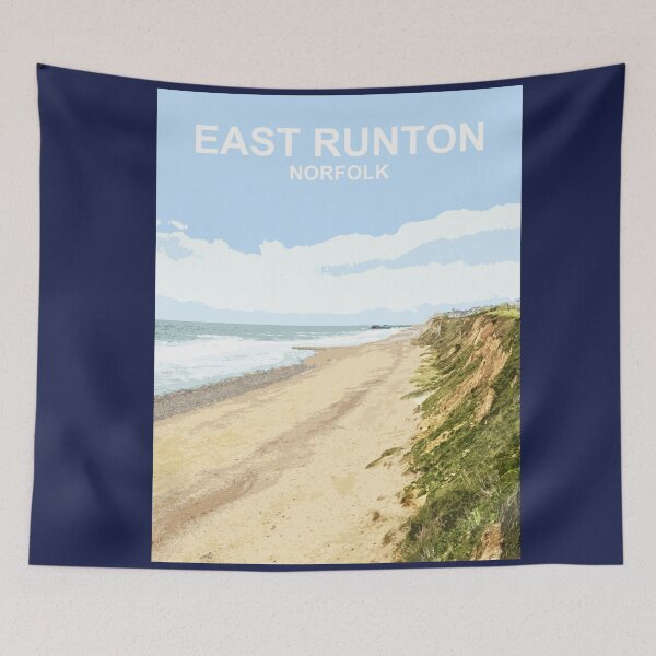Item preview, East Runton Norfolk Travel poster Cromer designed and sold by BarbaraGlebska.