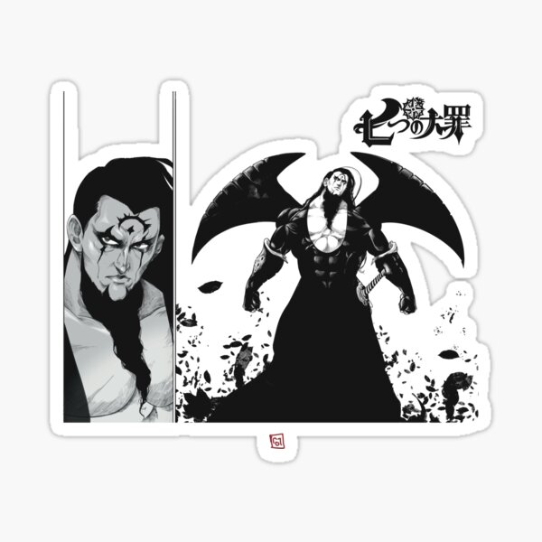 Vista previa del artículo con la obra «Anime nanatsu no taizai 7 dedly y sins», diseñado y vendido por Alojo.