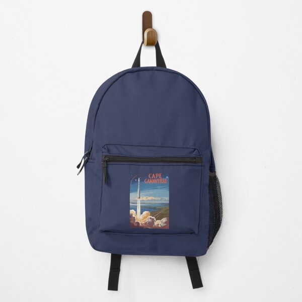 Item preview, Cape Canaveral Florida Painterly Travel Art Vintage designed and sold by KrisSidDesigns.