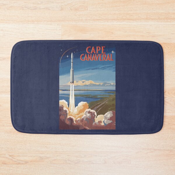 Item preview,  Cape Canaveral Florida Painterly Travel Art Vintage designed and sold by KrisSidDesigns.