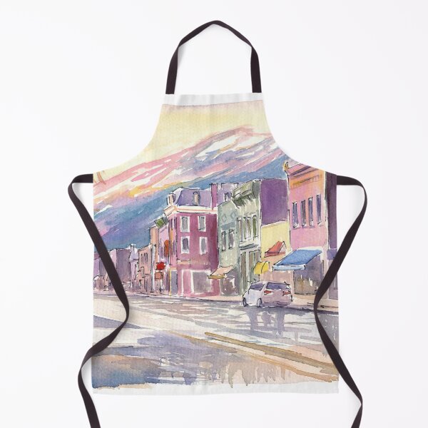 Item preview, Durango Colorado Main Street Scene in Late Autumn designed and sold by artshop77.