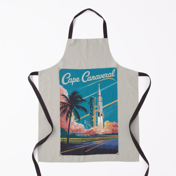 Item preview,  Cape Canaveral Florida Illustration Travel Art Vintage designed and sold by KrisSidDesigns.