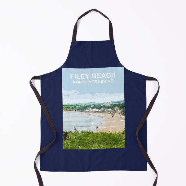 Item preview, Filey Beach Yorkshire Travel location poster Scarborough designed and sold by BarbaraGlebska.