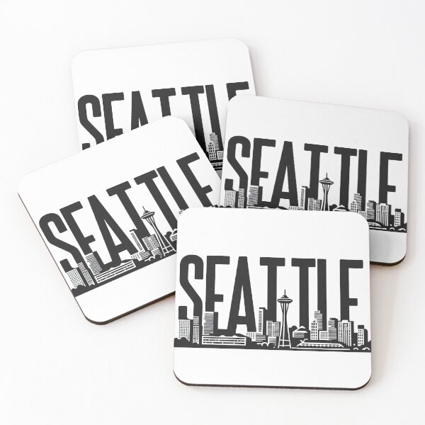 Item preview, seattle, washington, Skyline, Cityspace, wa designed and sold by TrueArtVibes.