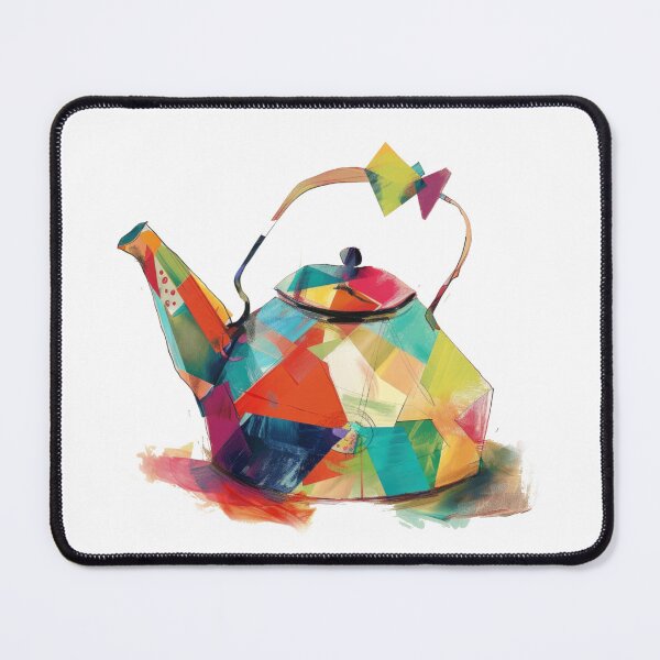 Item preview, Colorful Teapot Decorated with Hand-Painted Art designed and sold by nada-art.