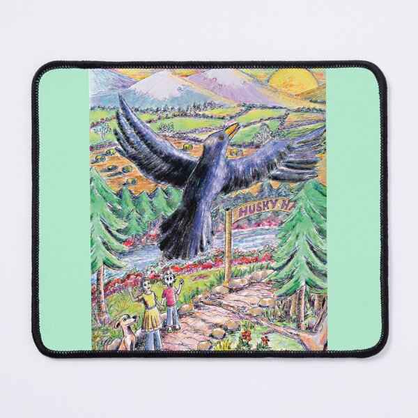 Item preview, Crow Flies Away into the Sunset designed and sold by TikabooTales.