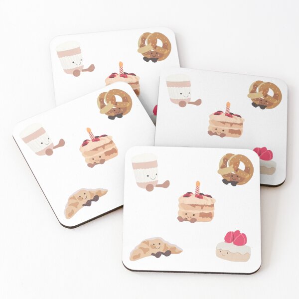 Artikelvorschau, aesthetic food cute characters entworfen und verkauft von trendybrat.