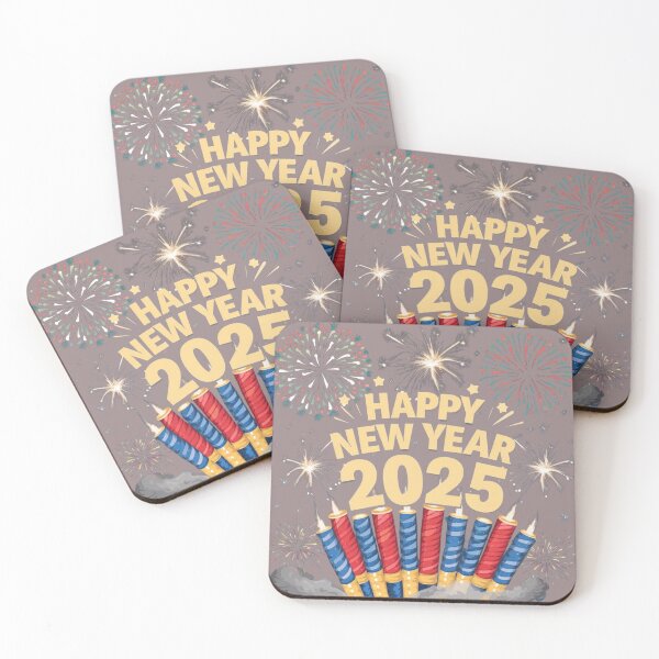 Item preview, Festive Happy New Year 2025 Fireworks Celebration,  Goodbye 2024 designed and sold by ArtSeeker01.