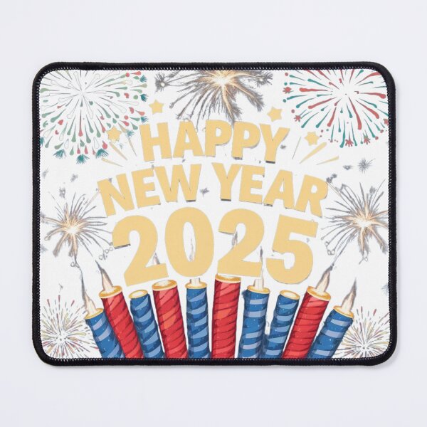 Item preview, Festive Happy New Year 2025 Fireworks Celebration, Goodbye 2024 designed and sold by ArtSeeker01.