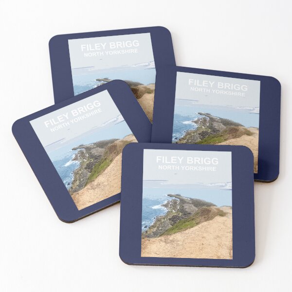 Item preview, Filey Brigg Yorkshire Travel location poster Scarborough designed and sold by BarbaraGlebska.