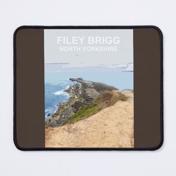 Item preview, Filey Brigg Yorkshire Travel location poster Scarborough designed and sold by BarbaraGlebska.