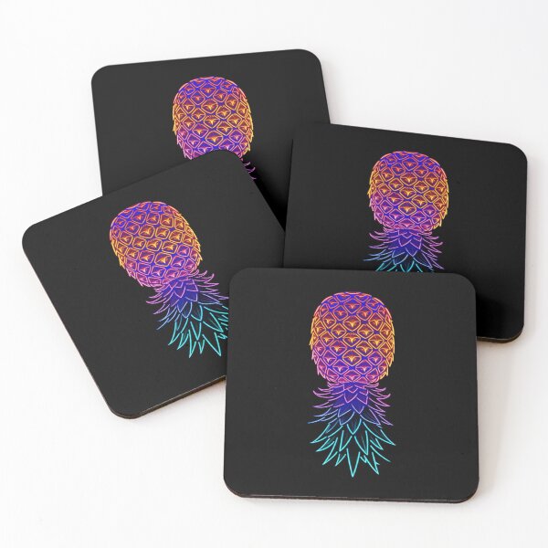 Item preview, Upside Down Neon Pineapple | IYKYK Lifestyle | Blue designed and sold by JLEmporium.