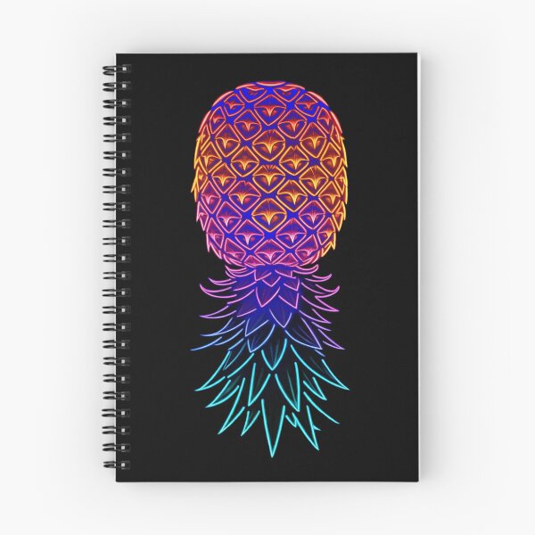 Item preview, Upside Down Neon Pineapple | IYKYK Lifestyle | Blue designed and sold by JLEmporium.