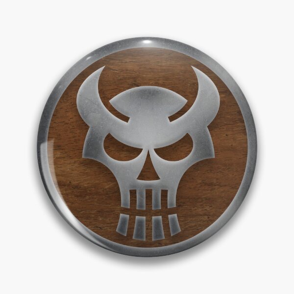 Item preview, Devil Mask Symbol - Wood and Steel designed and sold by gm-lazarus.