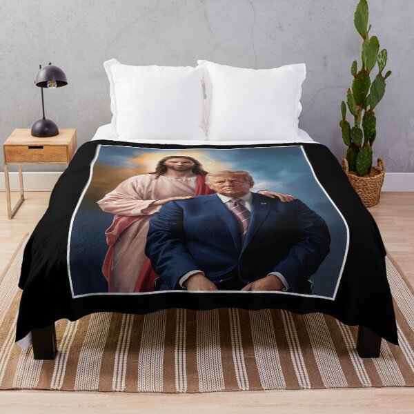Item preview, Trump and Jesus - Trump 2024 designed and sold by shannonanne18.