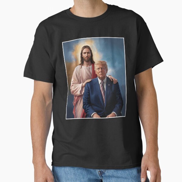 Item preview, Trump and Jesus - Trump 2024 designed and sold by shannonanne18.