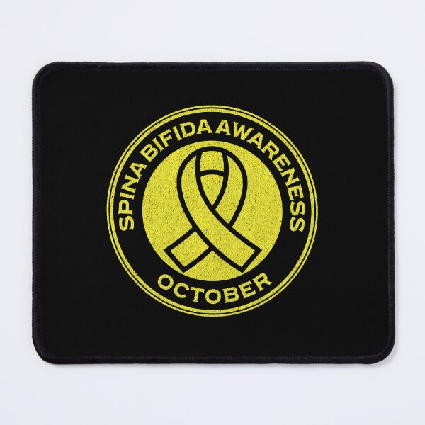 Item preview, Spina Bifida Awareness October Yellow Ribbon Spina Bifida designed and sold by chrisrivait.