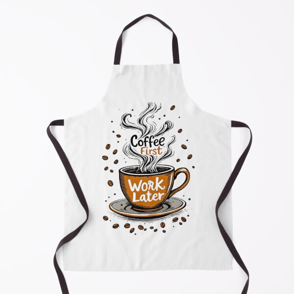 Item preview, Coffee First, Work Later, Coffee Lovers Gift, Gift for Him, Gift for Her designed and sold by Grang Art Artistic Designs.