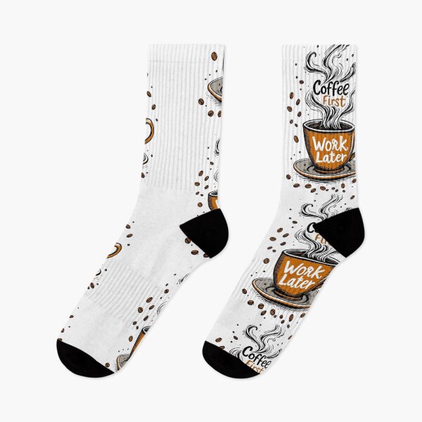Item preview, Coffee First, Work Later, Coffee Lovers Gift, Gift for Him, Gift for Her designed and sold by Grang Art Artistic Designs.