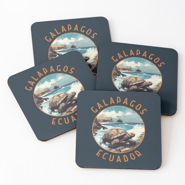 Item preview, Galapagos Giant Tortoise Retro Distressed Circle designed and sold by KrisSidDesigns.