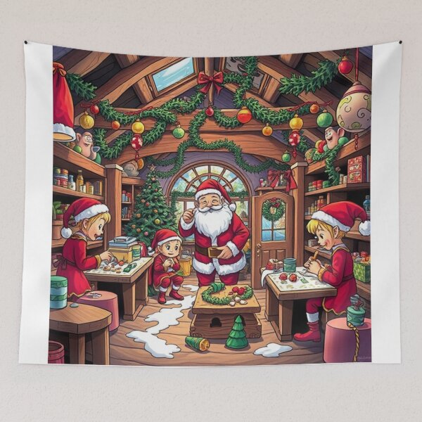 Item preview, Working at Santa's shop designed and sold by ErGoBa.