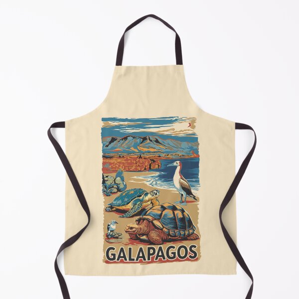 Item preview, Galapagos Animals Travel Art Vintage designed and sold by KrisSidDesigns.