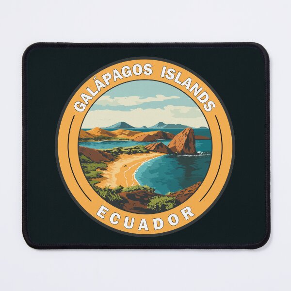 Item preview, Galapagos Islands Travel Art Badge designed and sold by KrisSidDesigns.