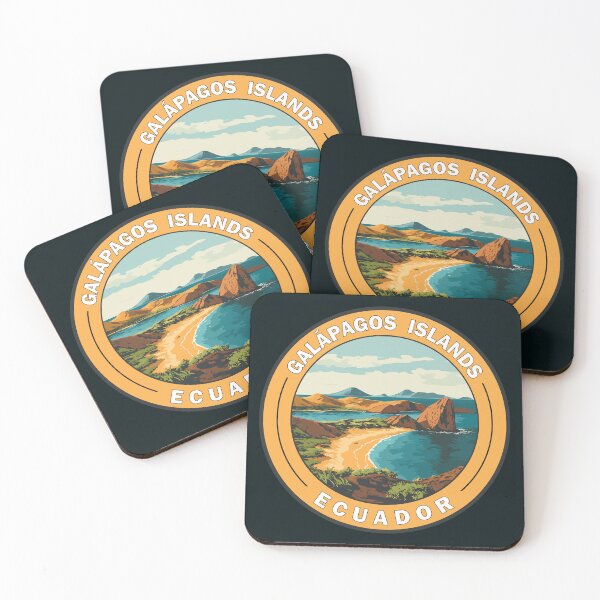 Item preview, Galapagos Islands Travel Art Badge designed and sold by KrisSidDesigns.