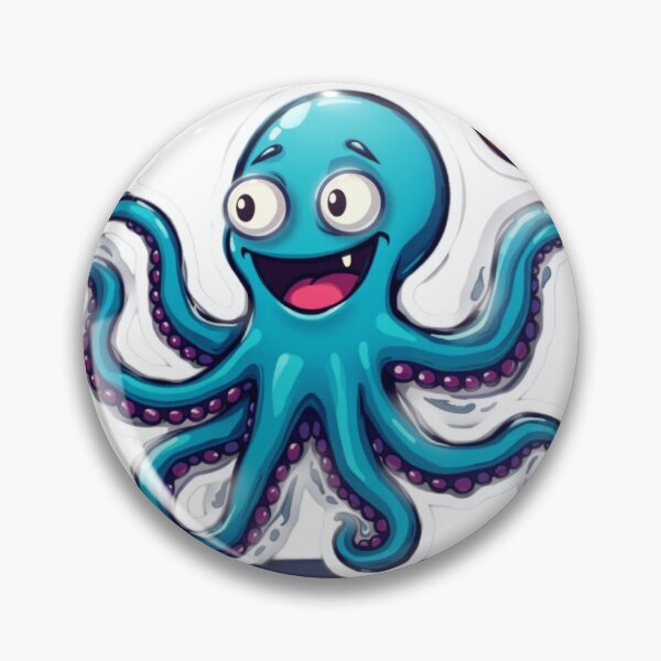 Item preview, Jolly octopus designed and sold by DuodecimStudio.