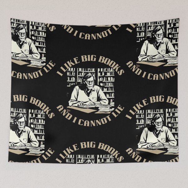 Item preview, I Like Big Books And I Cannot Lie, Stephen King Fan designed and sold by Constant Readers.