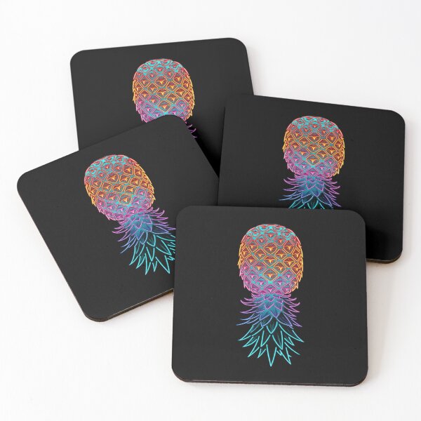 Item preview, Upside Down Neon Pineapple | IYKYK Lifestyle | Teal designed and sold by JLEmporium.