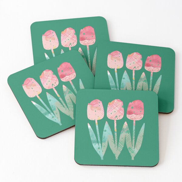 Item preview, Watercolor Pink Tulips designed and sold by GasconyPassion.