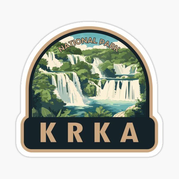 Item preview, Krka National Park Croatia Travel Art designed and sold by KrisSidDesigns.