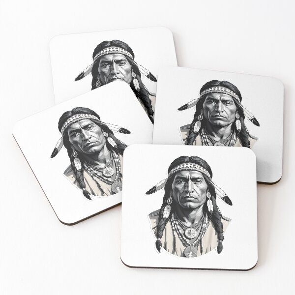 Item preview, Vintage Native American Indian designed and sold by Bunmigraphics .