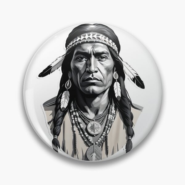Item preview, Vintage Native American Indian designed and sold by Bunmigraphics .