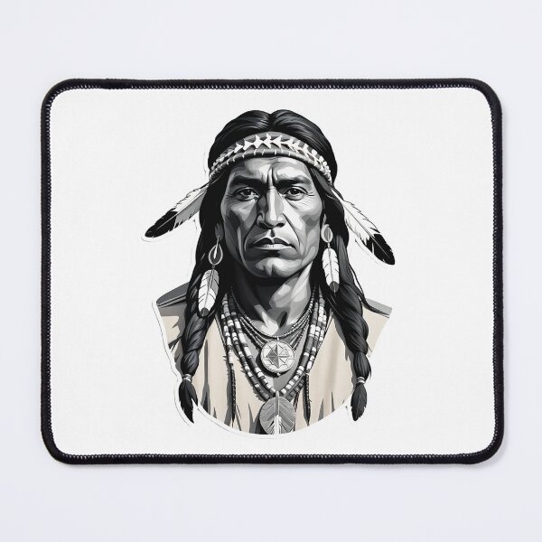 Item preview, Vintage Native American Indian designed and sold by Bunmigraphics .