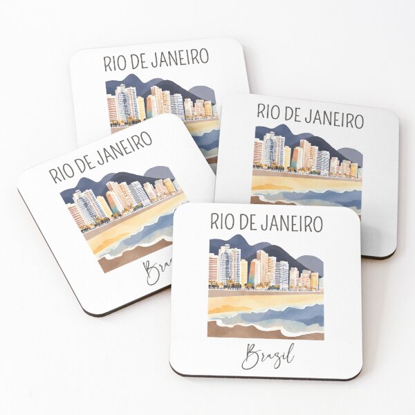 Item preview, A Watercolor Design of Rio de Janeiro - Brazil  designed and sold by Sketch-Shack.