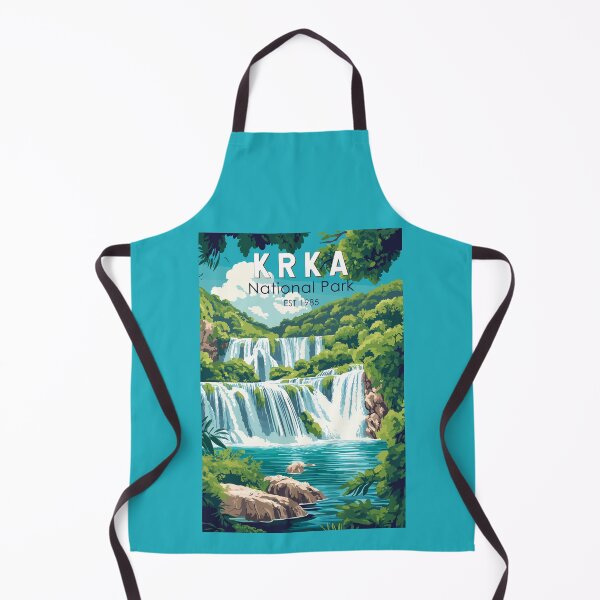 Item preview, Krka National Park Croatia Travel Art Vintage designed and sold by KrisSidDesigns.