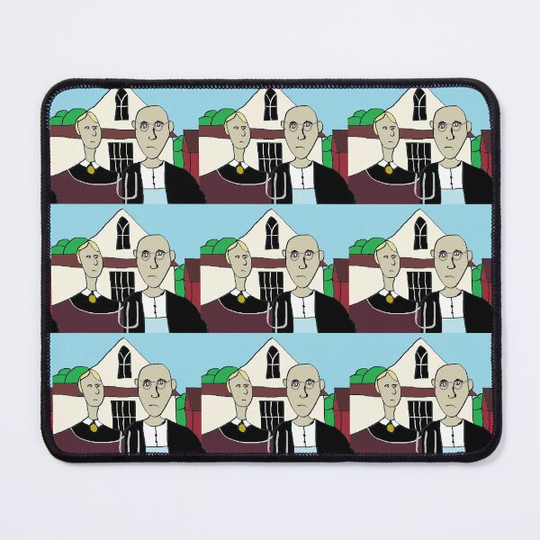 Item preview, MS Paint American Gothic by Grant Wood designed and sold by Scooby-Jones-II.