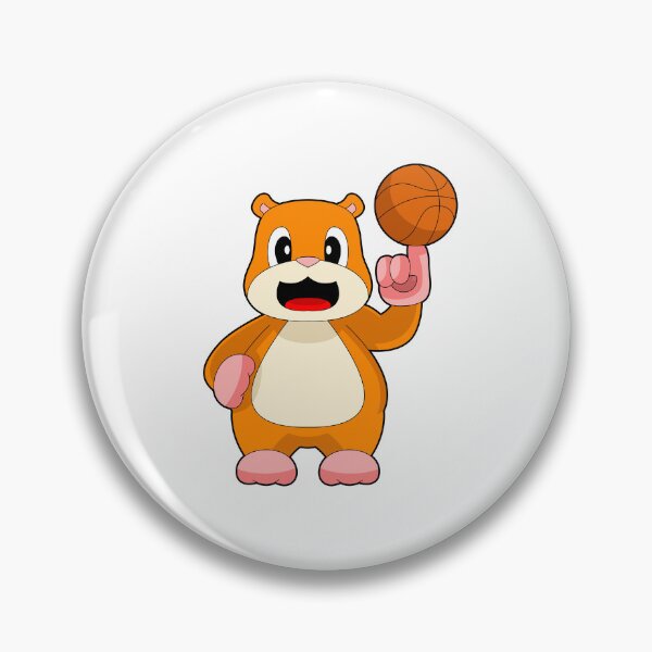 Item preview, Hamster Basketball player Basketball designed and sold by Snabdesign84.