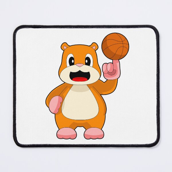 Item preview, Hamster Basketball player Basketball designed and sold by Snabdesign84.