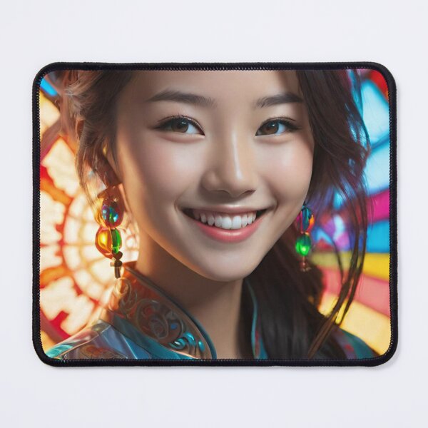 Item preview, A Woman Smiling Warmly designed and sold by masabo.