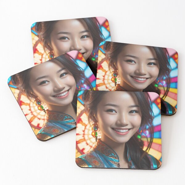 Item preview, A Woman Smiling Warmly designed and sold by masabo.