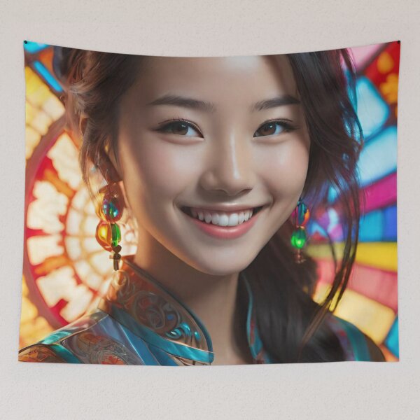 Item preview, A Woman Smiling Warmly designed and sold by masabo.