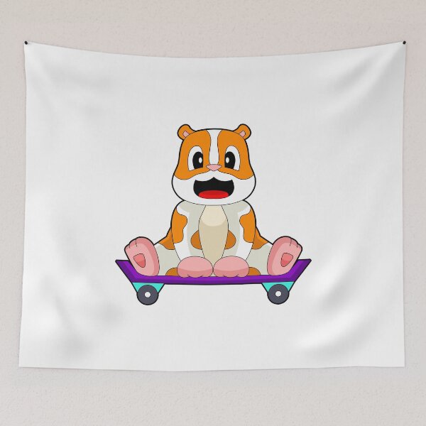 Item preview, Hamster Skater Skateboard designed and sold by Snabdesign84.