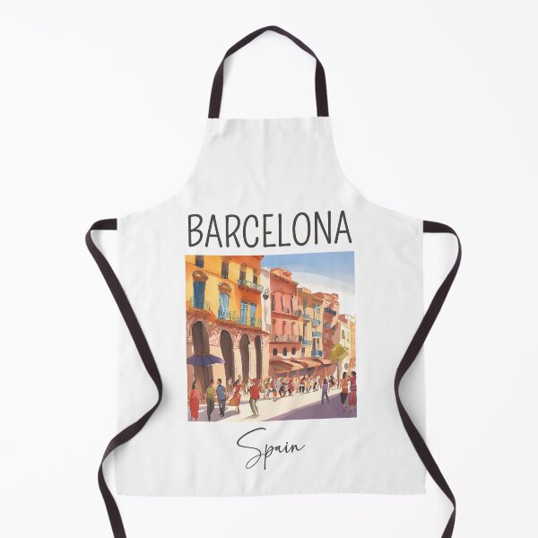 Item preview, A Watercolor Design of Barcelona - Spain designed and sold by Sketch-Shack.