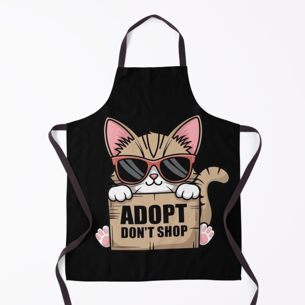 Item preview, Adopt Don't Shop - Cat designed and sold by Crazy Before Cats.
