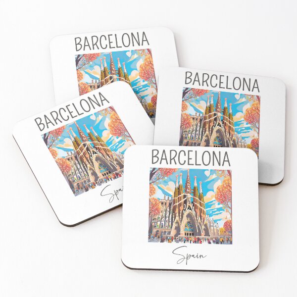 Item preview, A Watercolor Design of Barcelona - Spain  designed and sold by Sketch-Shack.