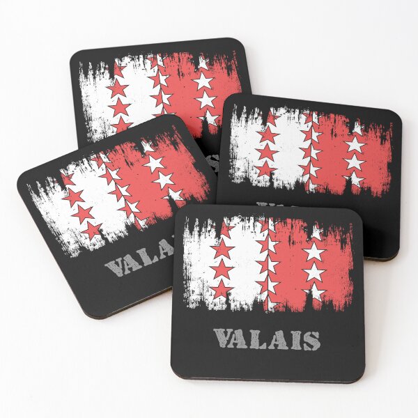 Item preview, Vintage Grunge Valais Flag designed and sold by GuntherKramer.