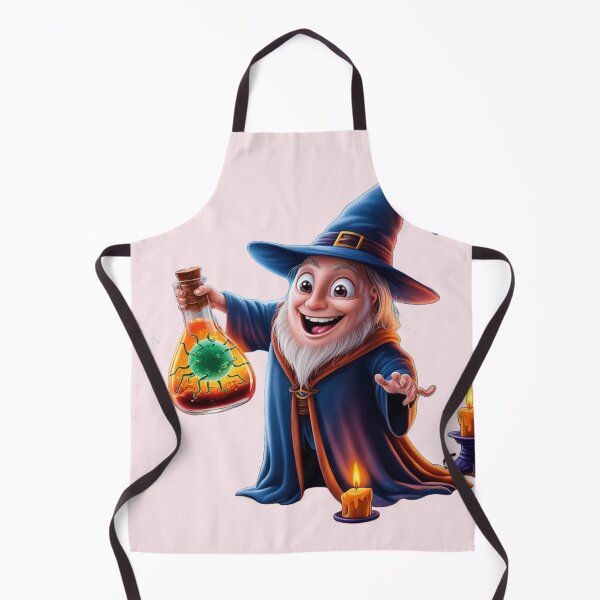 Item preview, Ancient Wizard Microbe with Magical Potion – Spooky Halloween Design designed and sold by AdoraSticks.